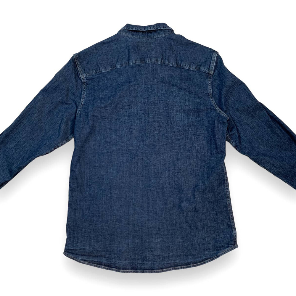 Vintage Y2k Wrangler Mens Snap Button Denim Butto… - image 4